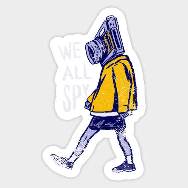 We All Spy Sticker by Thomcat23